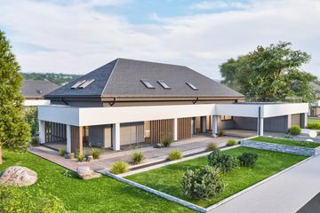  Projekt domu D415 (WAI1506) - projekt domu parterowego - Zdjęcie 4