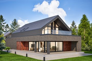  Projekt domu D416 (WAI1507) - projekt domu parterowego z poddaszem - Zdjęcie 4