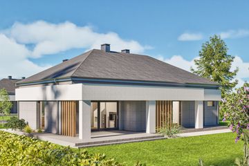 Projekt domu D422 (WAI1508) - projekt domu parterowego - Zdjęcie 2