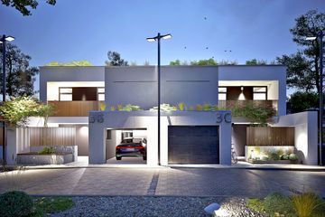  Projekt domu Talia z garażem 1-st. bliźniak [A-BL1] (WRF2473) - projekt domu z pełnym piętrem - Zdjęcie 2