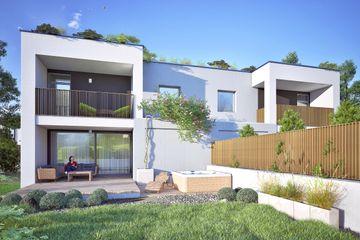  Projekt domu Talia z garażem 1-st. bliźniak [A-BL1] (WRF2473) - projekt domu z pełnym piętrem - Zdjęcie 3