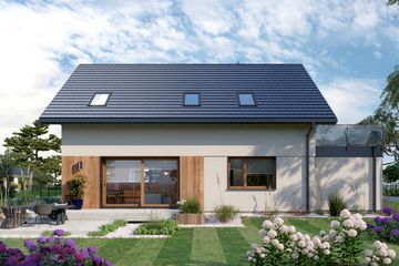  Projekt domu Jagoda Rex (1918) (KRD3060) - projekt domu parterowego z poddaszem - Zdjęcie 5