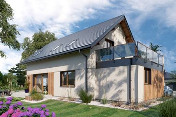  Projekt domu Jagoda Rex (1918) (KRD3060) - projekt domu parterowego z poddaszem - Zdjęcie 6