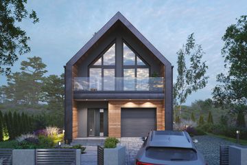  Projekt domu Ara 128 (1916) (KRD3059) - projekt domu parterowego z poddaszem - Zdjęcie 3