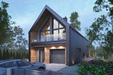  Projekt domu Ara 128 (1916) (KRD3059) - projekt domu parterowego z poddaszem - Zdjęcie 4