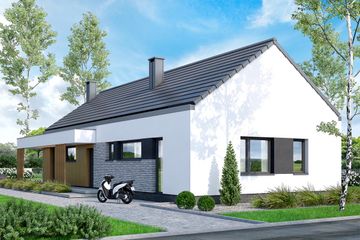  Projekt domu Gustav (WOF1248) - projekt domu parterowego - Zdjęcie 3