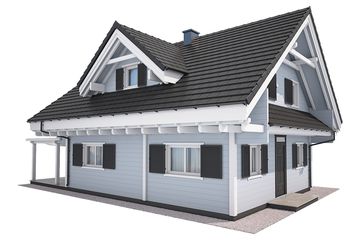  Projekt domu Bajka N (KDX1022) - projekt domu parterowego z poddaszem - Zdjęcie 7