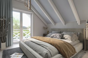  Projekt domu Bajka N (KDX1022) - projekt domu parterowego z poddaszem - Zdjęcie 12