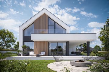  Projekt domu NewHouse 762 (KRZ1121) - projekt domu parterowego z poddaszem - Zdjęcie 6