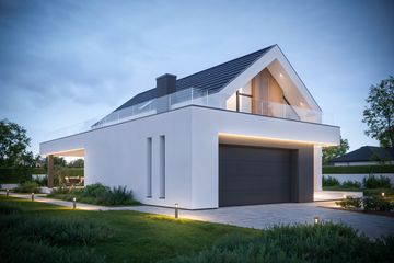  Projekt domu NewHouse 762 (KRZ1121) - projekt domu parterowego z poddaszem - Zdjęcie 7