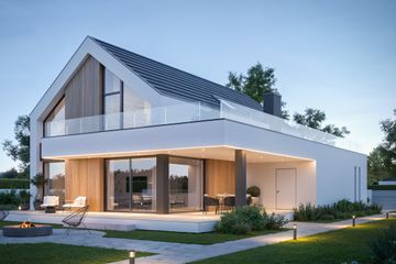  Projekt domu NewHouse 762 (KRZ1121) - projekt domu parterowego z poddaszem - Zdjęcie 1