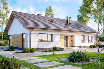  Projekt domu Solido 3 (WOF1249) - projekt domu parterowego - Zdjęcie 1