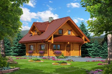  Projekt domu Bajka o poranku (KDX1023) - projekt domu parterowego z poddaszem - Zdjęcie 5