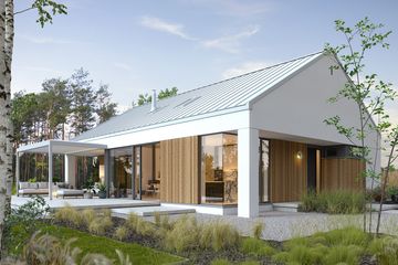  Projekt domu Wzorowy 1A (WAW1180) - projekt domu parterowego - Zdjęcie 1