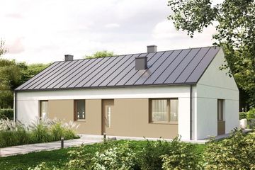  Projekt domu Nasz parterowy (GDF1001) - projekt domu parterowego - Zdjęcie 1
