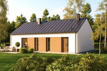  Projekt domu Nasz parterowy (GDF1001) - projekt domu parterowego - Zdjęcie 3