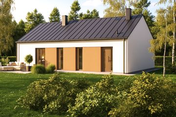  Projekt domu Nasz parterowy (GDF1001) - projekt domu parterowego - Zdjęcie 3