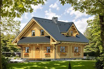  Projekt domu Słoneczna bajka (KDX1025) - projekt domu parterowego z poddaszem - Zdjęcie 3