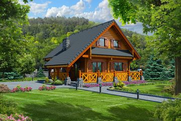  Projekt domu Wiersz (KDX1026) - projekt domu parterowego z poddaszem - Zdjęcie 6