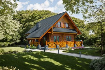  Projekt domu Wiersz (KDX1026) - projekt domu parterowego z poddaszem - Zdjęcie 2