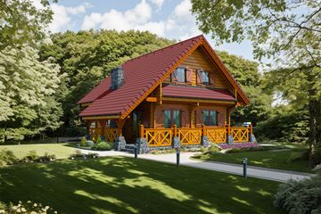  Projekt domu Wiersz (KDX1026) - projekt domu parterowego z poddaszem - Zdjęcie 4