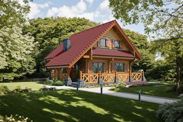  Projekt domu Wiersz (KDX1026) - projekt domu parterowego z poddaszem - Zdjęcie 5