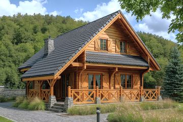  Projekt domu Wiersz (KDX1026) - projekt domu parterowego z poddaszem - Zdjęcie 1