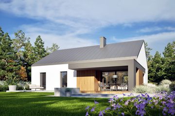  Projekt domu Mini 24 (wersja A) energo (WRC2816) - projekt domu parterowego - Zdjęcie 3