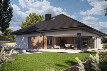  Projekt domu NewHouse 761 w1 (KRZ1122) - projekt domu parterowego - Zdjęcie 6