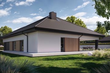  Projekt domu NewHouse 761 w1 (KRZ1122) - projekt domu parterowego - Zdjęcie 12