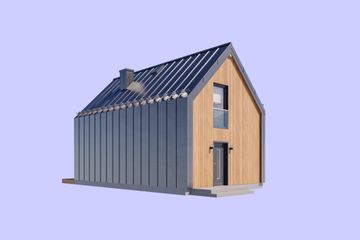  Projekt domu L-302N (SLU1058) - projekt domu parterowego z poddaszem - Zdjęcie 4