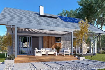  Projekt domu Awokado 5 (BSA2393) - projekt domu parterowego z poddaszem - Zdjęcie 4