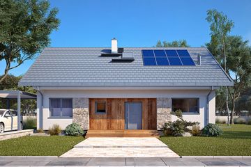  Projekt domu Awokado 5 (BSA2393) - projekt domu parterowego z poddaszem - Zdjęcie 5