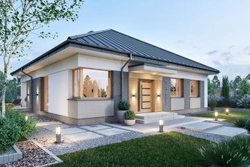  Projekt domu Domena 121 C3 (WRW1432) - projekt domu parterowego - Zdjęcie 1
