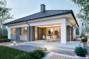  Projekt domu Domena 121 C3 (WRW1432) - projekt domu parterowego - Zdjęcie 2
