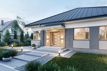  Projekt domu Domena 121 C3 (WRW1432) - projekt domu parterowego - Zdjęcie 5