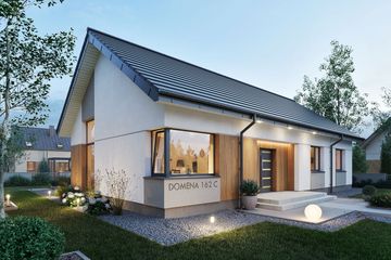  Projekt domu Domena 162 C (WRW1408) - projekt domu parterowego - Zdjęcie 2