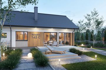  Projekt domu Domena 162 C (WRW1408) - projekt domu parterowego - Zdjęcie 3