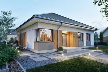  Projekt domu Domena 121 C2 (WRW1406) - projekt domu parterowego - Zdjęcie 2