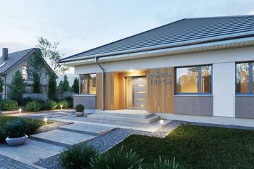  Projekt domu Domena 121 C2 (WRW1406) - projekt domu parterowego - Zdjęcie 6