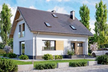  Projekt domu Rodzinek 5 (WOF1251) - projekt domu parterowego z poddaszem - Zdjęcie 1