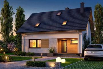  Projekt domu Rodzinek 5 (WOF1251) - projekt domu parterowego z poddaszem - Zdjęcie 5