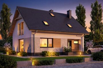  Projekt domu Rodzinek 5 (WOF1251) - projekt domu parterowego z poddaszem - Zdjęcie 6