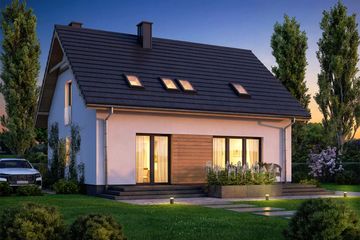  Projekt domu Rodzinek 5 (WOF1251) - projekt domu parterowego z poddaszem - Zdjęcie 7