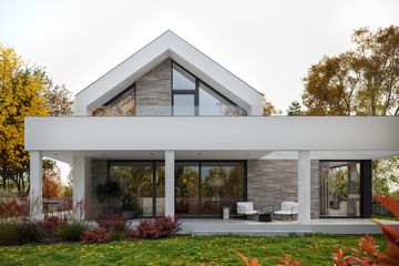  Projekt domu BrickHouse 794 G2 w2 (KRZ1123) - projekt domu parterowego z poddaszem - Zdjęcie 1