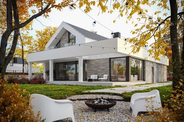  Projekt domu BrickHouse 794 G2 w2 (KRZ1123) - projekt domu parterowego z poddaszem - Zdjęcie 3