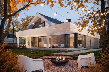  Projekt domu BrickHouse 794 G2 w2 (KRZ1123) - projekt domu parterowego z poddaszem - Zdjęcie 4