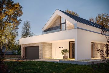  Projekt domu BrickHouse 794 G2 w2 (KRZ1123) - projekt domu parterowego z poddaszem - Zdjęcie 8