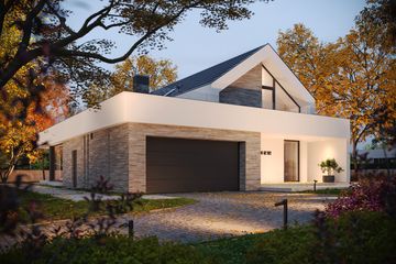  Projekt domu BrickHouse 794 G2 w2 (KRZ1123) - projekt domu parterowego z poddaszem - Zdjęcie 10