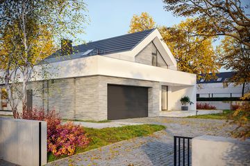  Projekt domu BrickHouse 794 G2 w2 (KRZ1123) - projekt domu parterowego z poddaszem - Zdjęcie 11